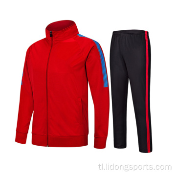 Sweatsuit slim gym sportswear training plain trackuit